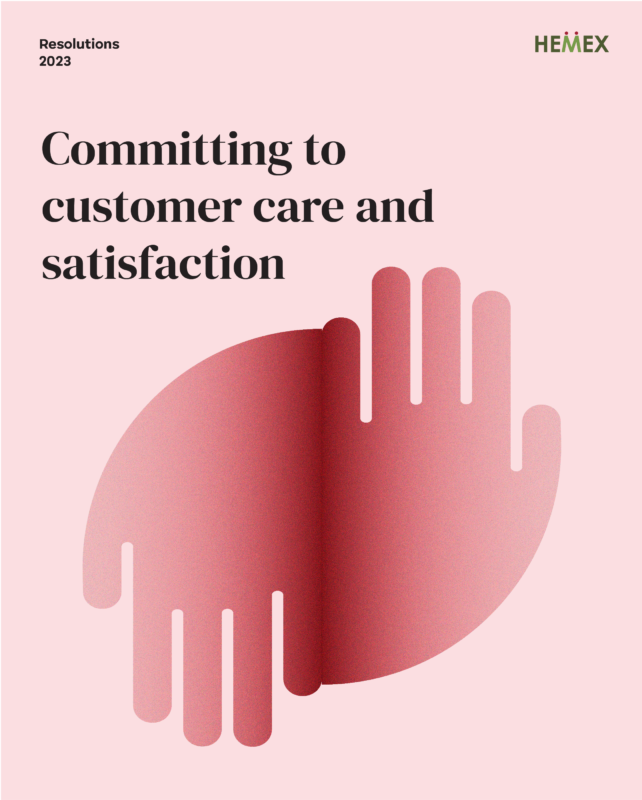 Illustration about HEMEX commitment to customer care and satisfaction