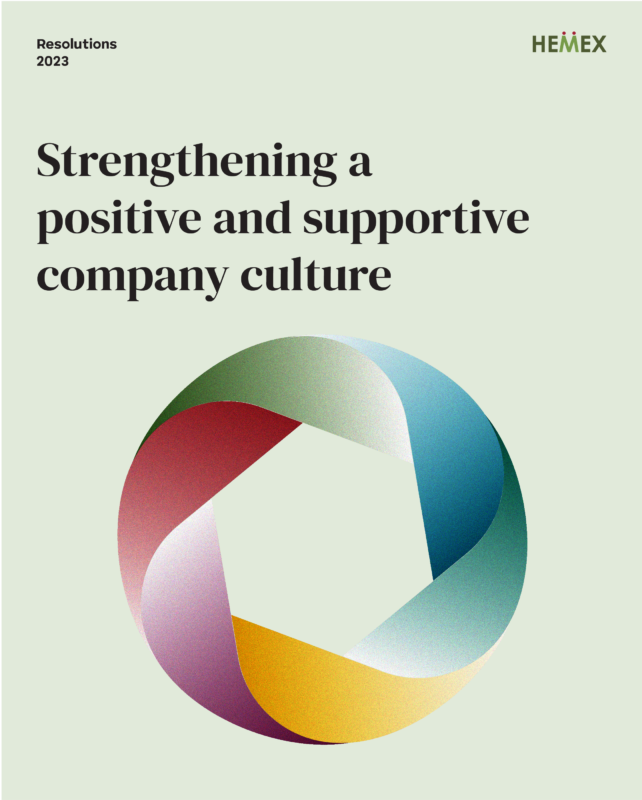 Illustration of positive and supportive company culture at HEMEX