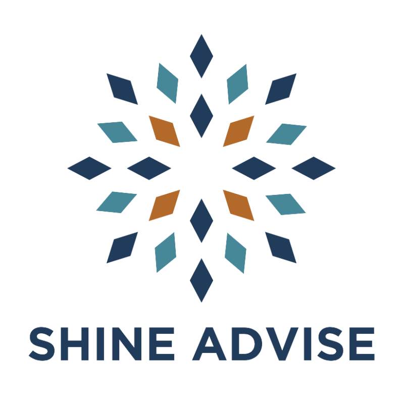 Shine Advise logo and link to the website