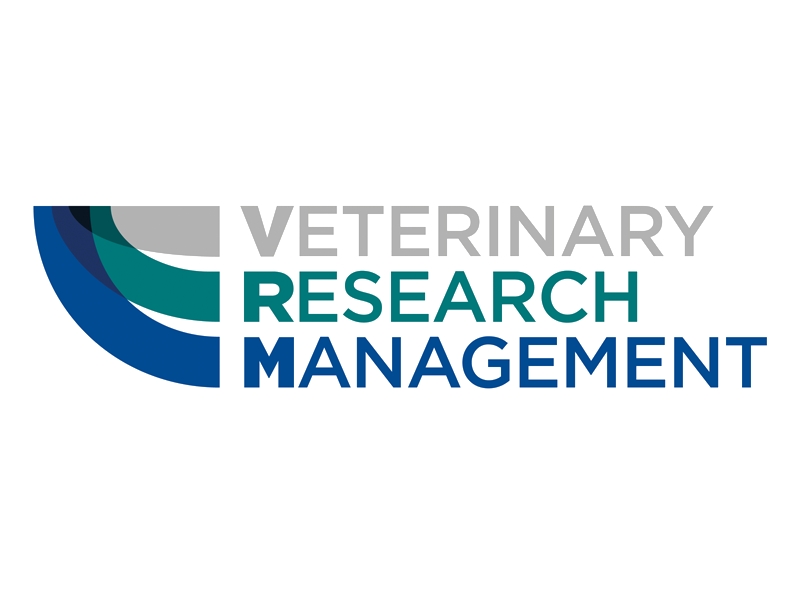 Veterinary Research Management logo and link to the website