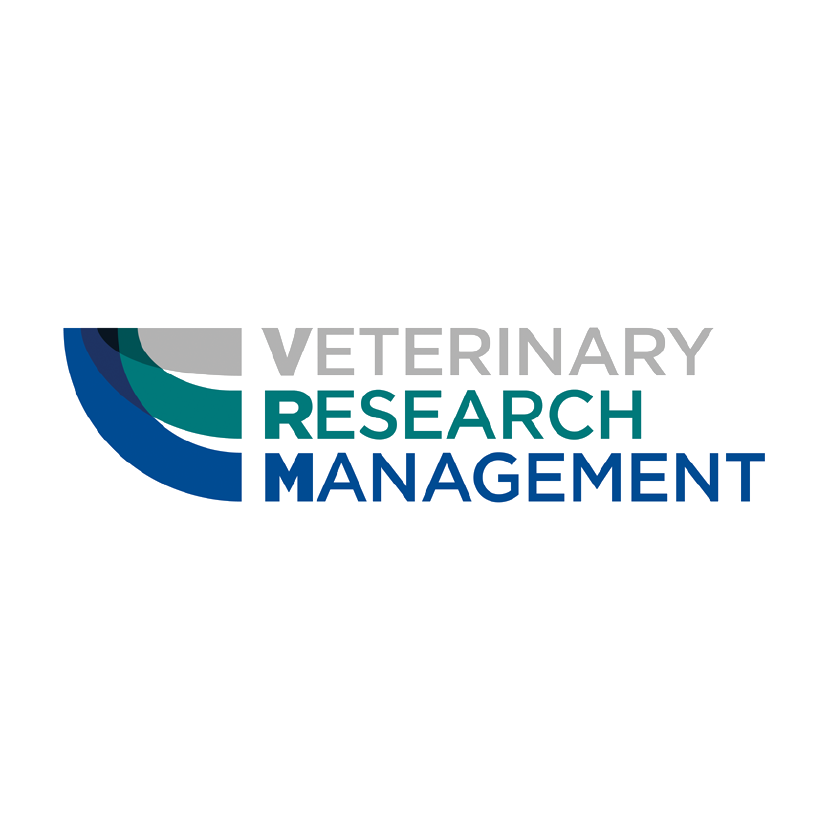 Veterinary Research Management logo and link to the website